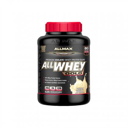 Allmax奥麦斯 金标乳清蛋白粉 5磅 香草味 促进肌肉生长