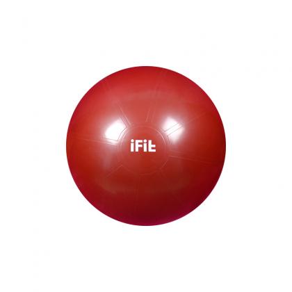 iFit 加厚防爆运动瑜伽球 酒红色 65cm 练出好身材