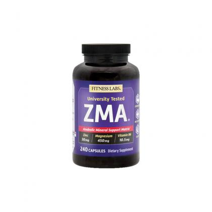 Fitness Labs肌魔实验室 ZMA锌镁威力素胶囊 240粒 提高激素水平 促进肌肉生长【有效期20211201】