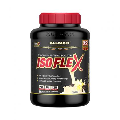 Allmax奥麦斯 Isoflex分离乳清蛋白粉 5磅 香蕉味 促进肌肉生长