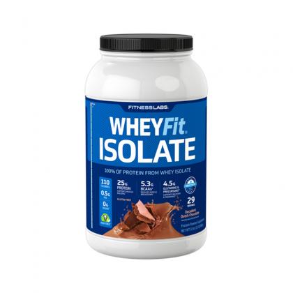 Fitness Labs肌魔实验室 ISO高纯分离乳清蛋白粉 荷兰巧克力味 2磅 促进肌肉增长
